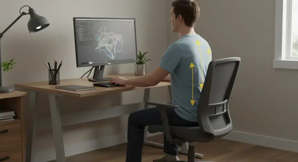 Home Office Ergonomics: Reduce Back Pain by 20% with Simple Adjustments