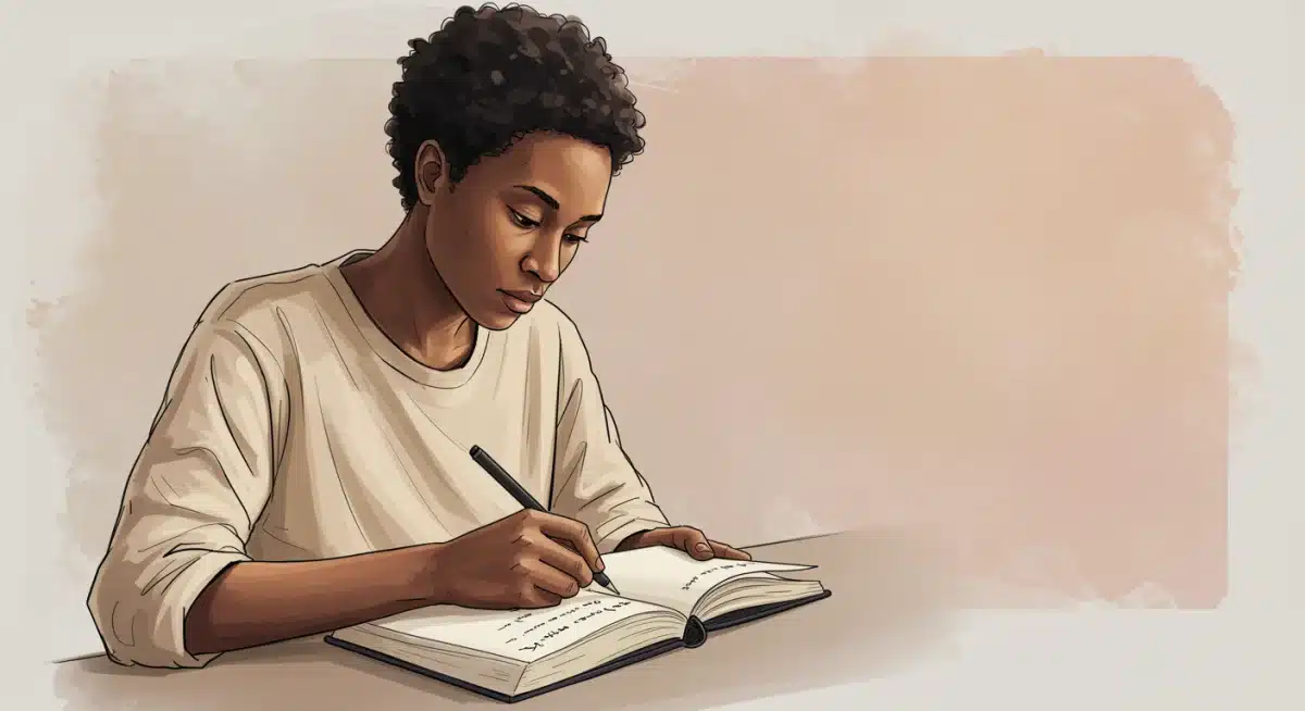 Person sketching with strong focus, illustrating improved concentration from mindfulness exercises.