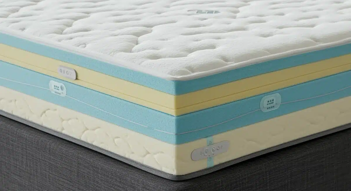 layered construction of innovative mattress materials