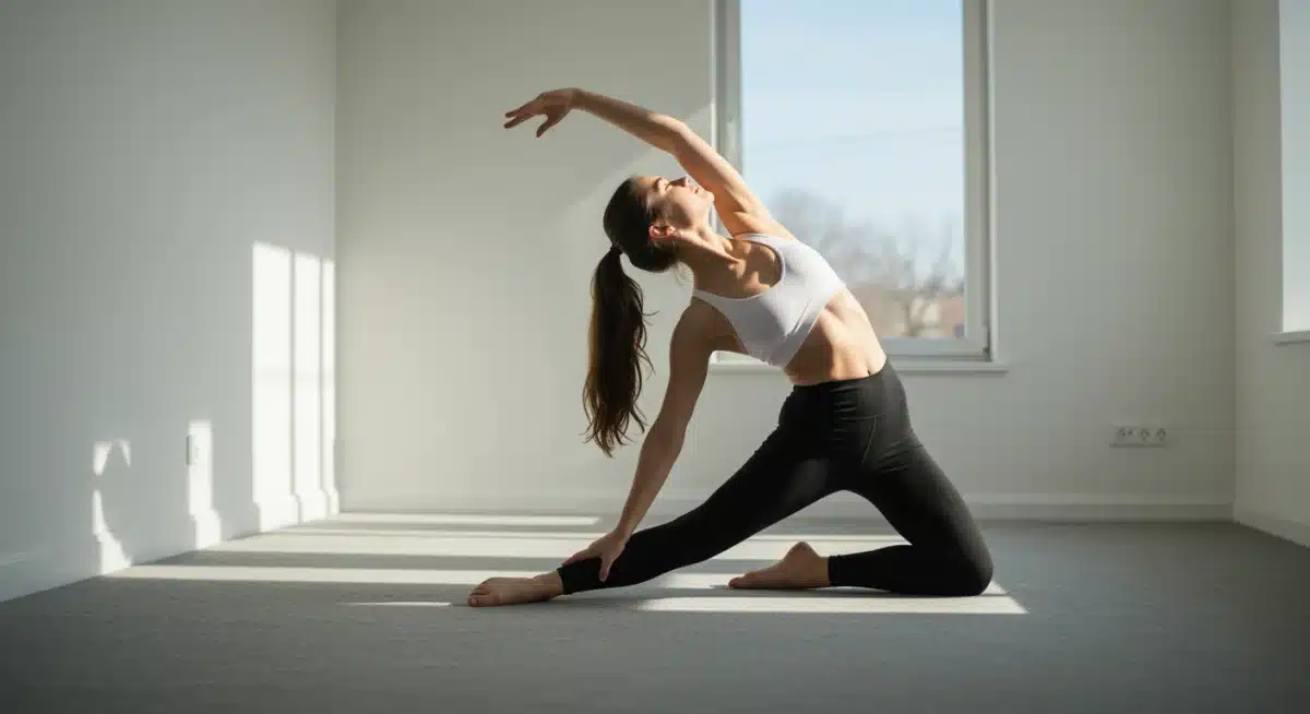 Light stretching and yoga for an optimized morning routine