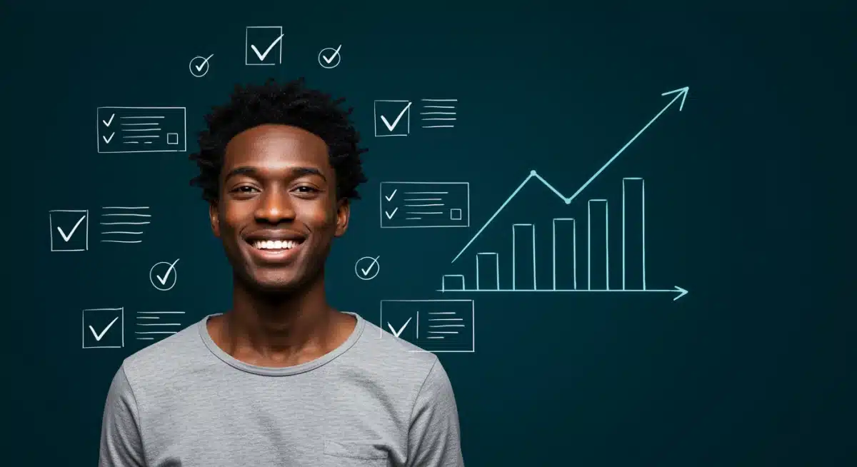 Person smiling, high productivity with 2-Minute Rule