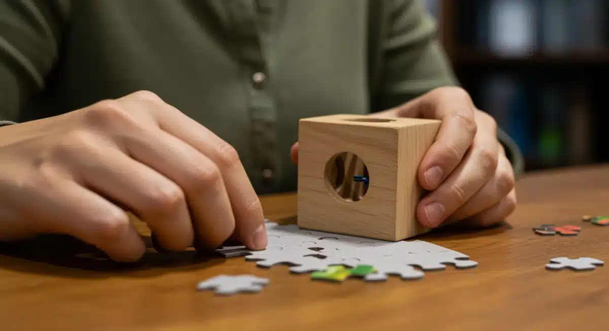 Individual achieving a small goal, building self-efficacy